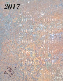 Download 2017 Calendar 'Rust' 2017 Calendar 'Rust'