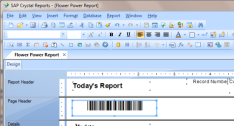 Barcodes in Crystal Reports