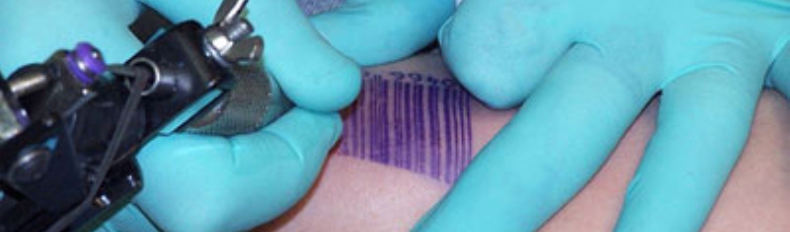You sure you want to do this? They don't just wash off, you know. barcode tattoos